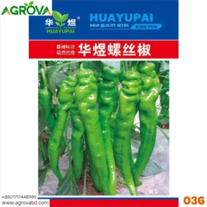 Agrova Pepper Chilli Hybrid Bengali Surajmukhi Type 036