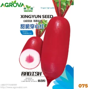 Big Red Robe Radish Seeds.