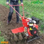 Self Propelled Mini Tiller Cultivator, Mini Power Tiller 5Hp 700mm