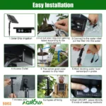 Smart Solar Automatic Drip Irrigation System Kit Agrova 3002 - Image 2