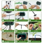 Split Design Solar Automatic Drip Irrigation System Kit - Image 2