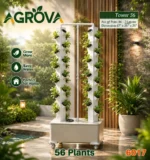 Vertical Hydroponic System 2 columns 56 Plant Hy-6017 - Image 2