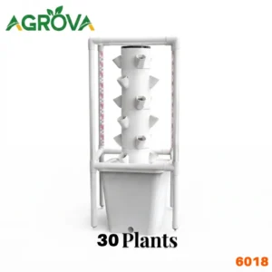 Vertical Hydroponic System With Growing Light 2 columns 30 Plant Hy-6018