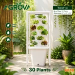 Vertical Hydroponic System With Growing Light 2 columns 30 Plant Hy-6018