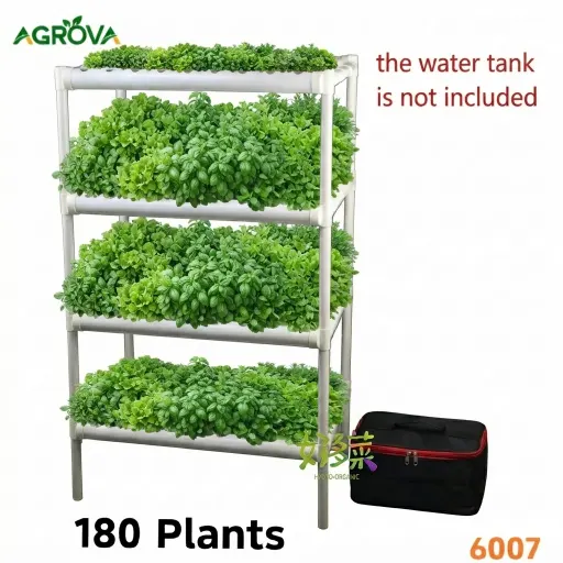 6007 (4) Agrova NFT Hydroponic System 180 Holes 4 Rows Hy-6007 - Image 1