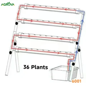 Agrova NFT Hydroponic system 36 holes 4 rows Hy-6001