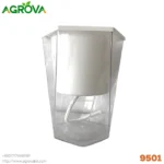 Crystal Hexagonal Indoor Ceramic Plant Pot (Model 9501)