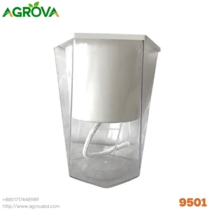 Crystal Hexagonal Indoor Ceramic Plant Pot (Model 9501)
