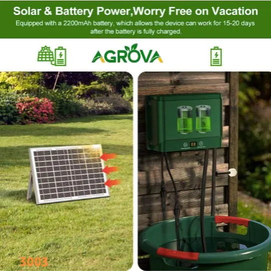 Pro Solar Automatic Drip Irrigation System Agrova 3003 - Image 2