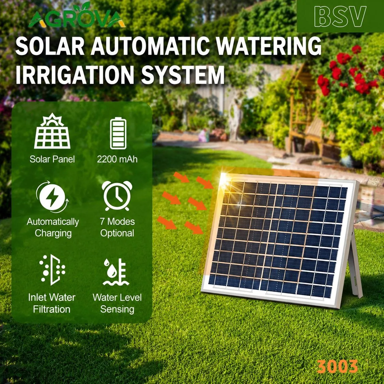 Pro Solar Automatic Drip Irrigation System Agrova 3003 - Image 5